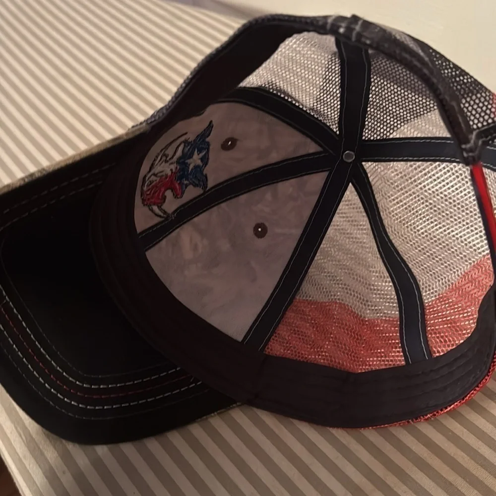 Outdoors/USA Print Snap Back Cap/Hat OS
